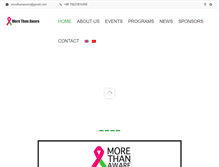 Tablet Screenshot of morethanaware.com